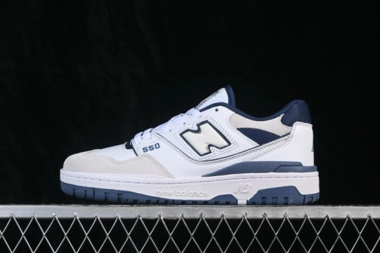 New Balance BB550 Series Leather Neutral Casual Running Shoes - BB550STG