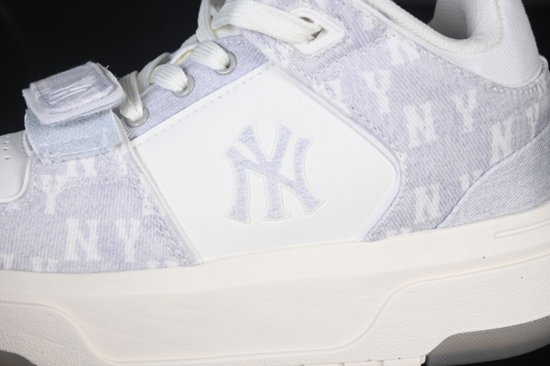 NY MLB Chunky Liner Pocket Monogram New York Yankees Thick Sole Casual Running Shoes - 3ASXMDM6N50GRS