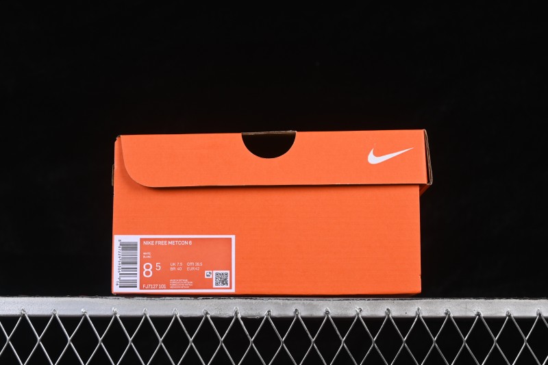 Nike Free Metcon 6 Training Shoes with Breathable Mesh and Cushioned Support - FJ7127-101
