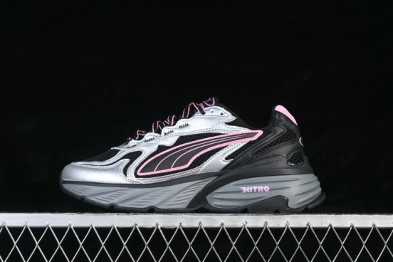 Puma Fade Nitro Running Shoes with Comfort Grip and Slip-Resistant Sole - 406203-13