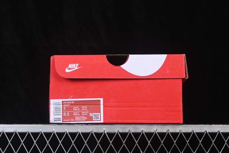 Nike Air Max 90 Retro Running Shoes with Half-Sole Air Cushion - HV4517-003