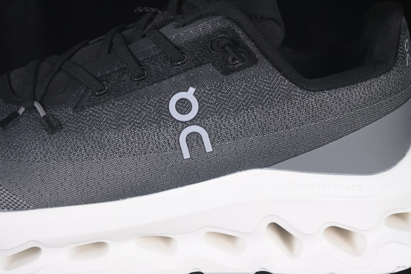 On Cloudtilt Comfortable Slip-Resistant Low-Top Casual Urban Commute Running Shoes - Black Asphalt