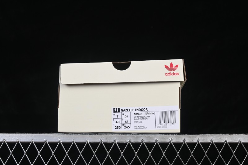 Adidas Originals Gazelle Indoor Retro Low-Top Casual Sneakers with Non-Slip Wear-Resistant Sole - DD6616