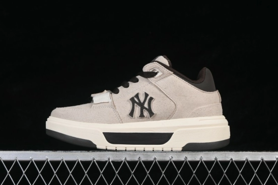 New York MLB Chunky Liner Mid Hairy New York Yankees Heightening Thick-Soled Running Shoes - 3ASXH015N50BGS