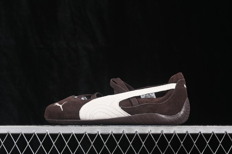 Puma Speedcat Ballet SD Cafe Womens Low-Top Lifestyle Ballet Shoes - 406758-02