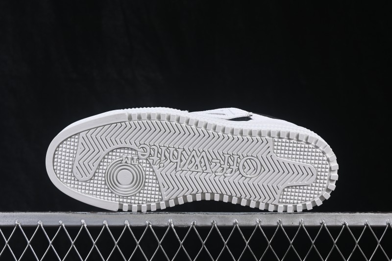 Off-White 3.0 Court Round-Toe Lace-Up Low-Top Casual Skate Shoes - AJD4