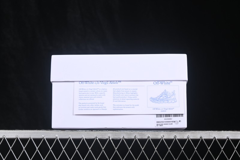 Off-White c/o Virgil Abloh Retro Running Shoes with Signature Design - AJF6
