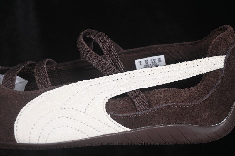Puma Speedcat Ballet SD Cafe Womens Low-Top Lifestyle Ballet Shoes - 406758-02
