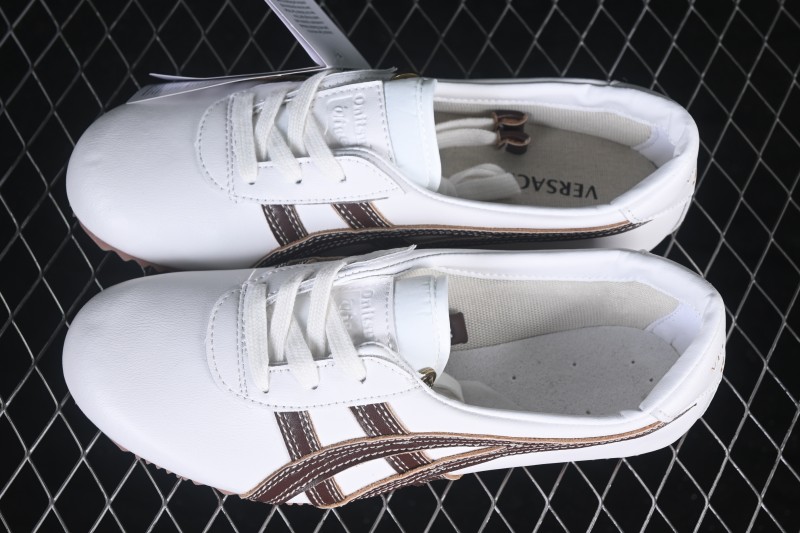 Versace x Onitsuka Tiger Tai-Chi Sakura Lace-Up Flat Low-Top Casual Sneakers - G.C3