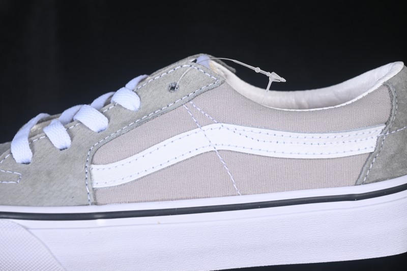 Vans SK8-Low Side Stripe Low-Top Pro Skate Shoes Grey - VN0A4UUKIYP