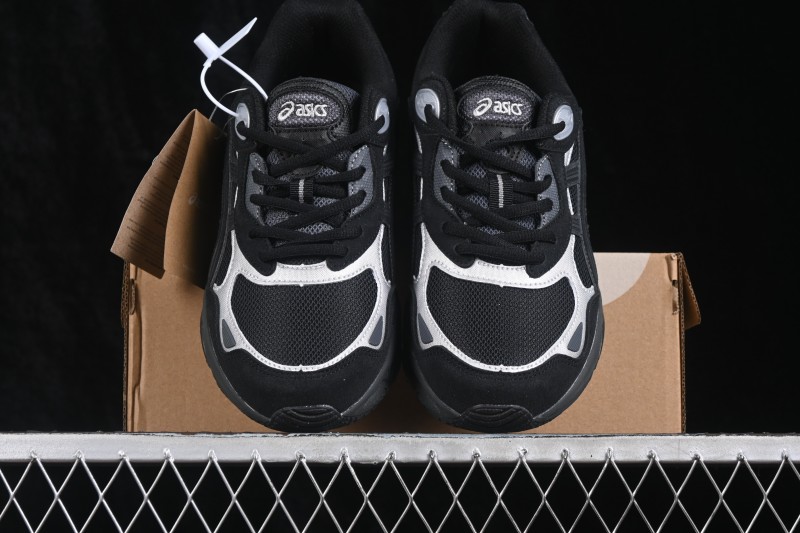 ASICS GEL-NYC Black Silver Unisex Retro Running Sneakers