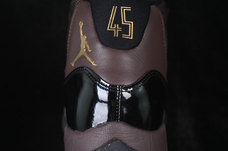 Air Jordan 11 Retro AJ11 Black Brown Basketball Shoes - CT8012-200