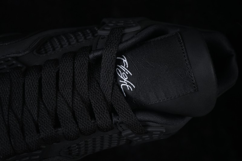 Nike Air Jordan 4 Retro x Nigel Sylvester Collaboration Black Shoes - HF4340-001