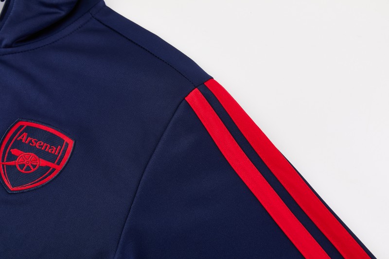 26/27 Arsenal FC Royal Blue Full Zipper Jacket Tracksuit + Long Pants