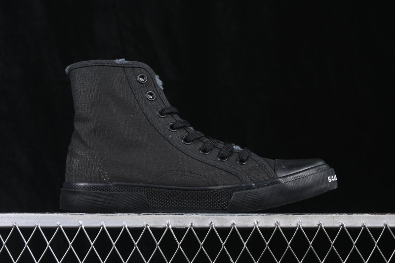 Balenciaga Paris Low Top Worn-Effect High-Top Lace-Up Fashion Sneakers - W3RC11090
