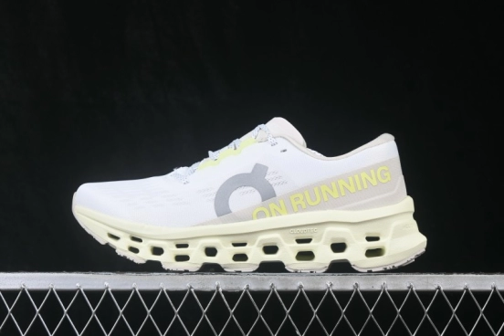 On Cloudmonster 3 Comfort Anti-Slip Wear-Resistant Cushioned Running Shoes - 3WG10034854 Ivory Soodling