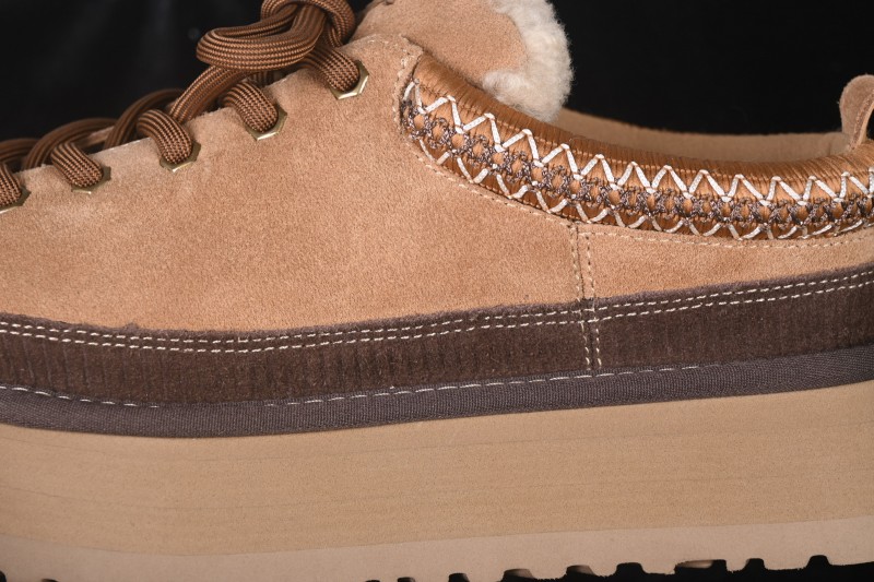 UGG Heritage Lace-Up Slipper Fashion Soft Comfortable Height Increasing Low-Top Casual Shoes - 1180361 CHE
