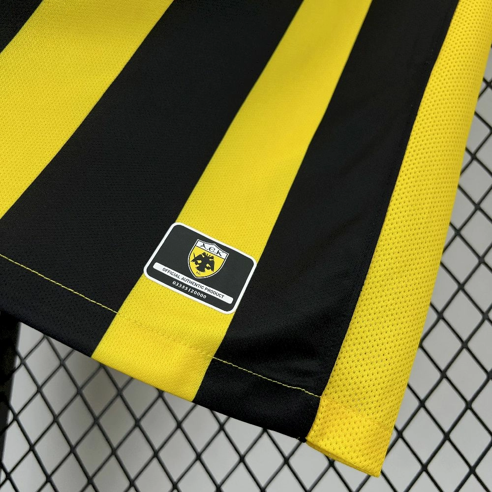 2025/26 Mens AEK Athens Home Jersey