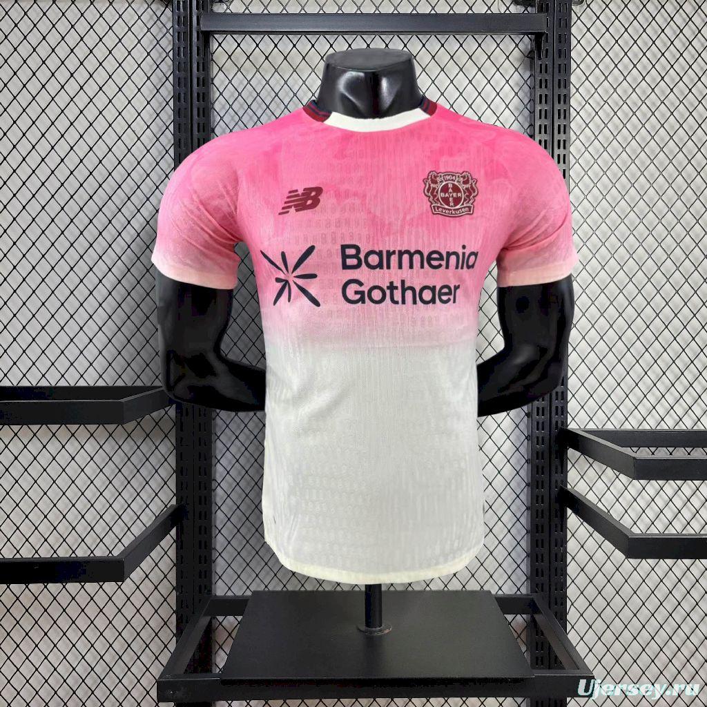 2025/26 Player Version Mens Bayer 04 Leverkusen Away Jersey