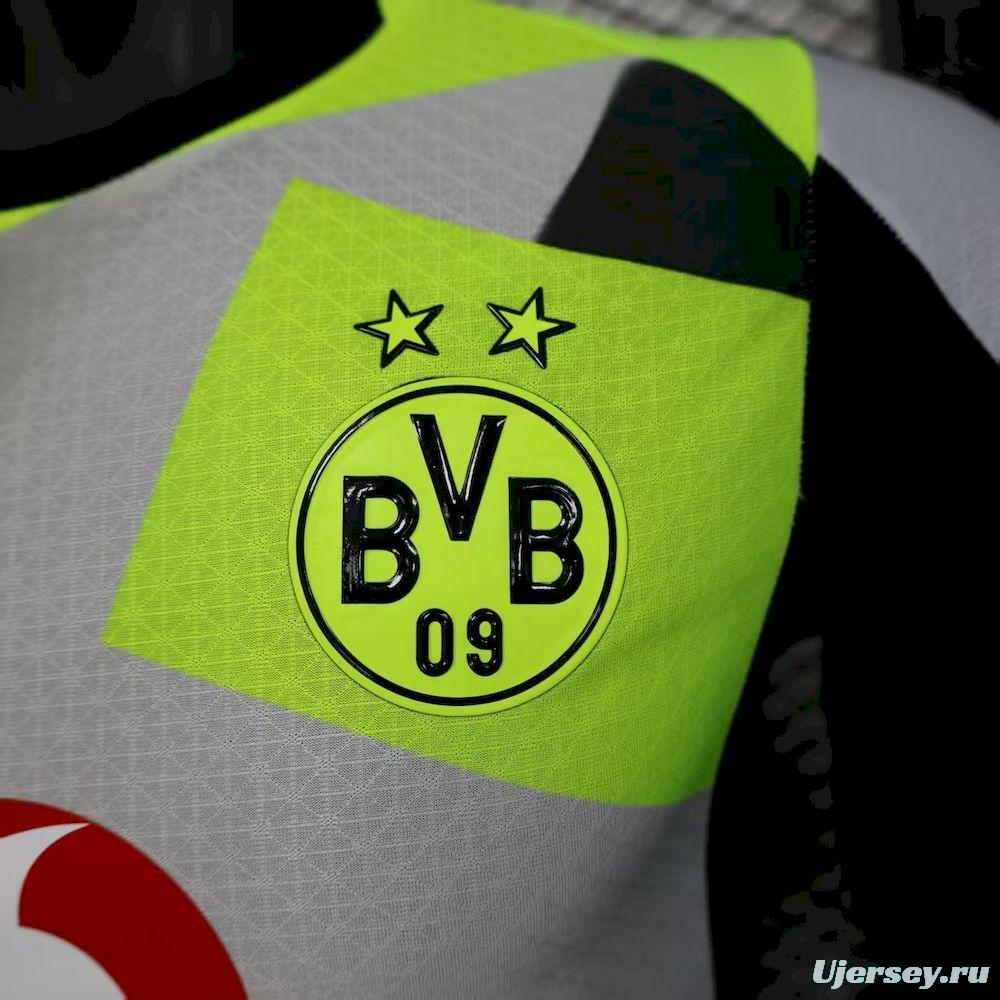 2025/26 Player Version Mens Borussia Dortmund Away Jersey