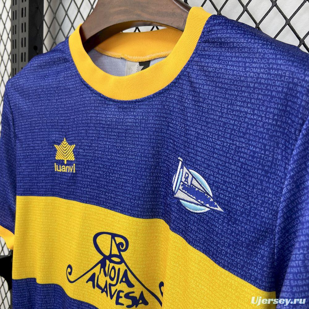 2000/01 Retro Deportivo Alaves Champions League Final Jersey