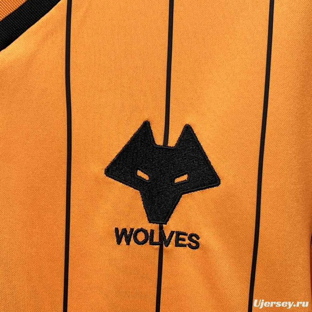 1985/86 Retro Wolverhampton Wanderers Home  Jersey