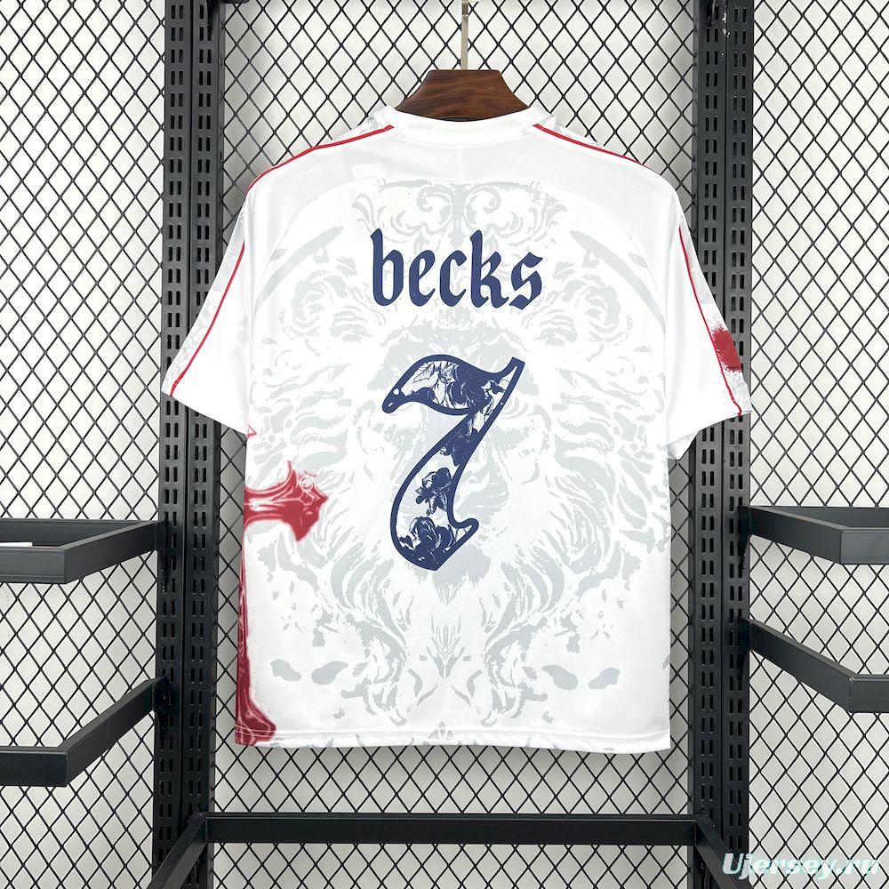 2025 Mens England Becks #7 Special Jersey