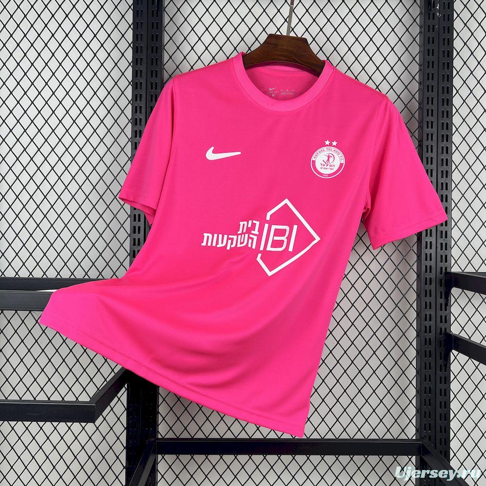 2025/26 Mens Hapoel Tel Aviv Pink October Jersey