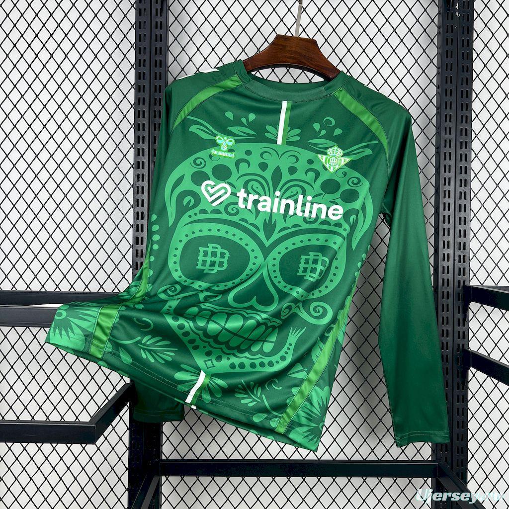 2025/26 Mens Real Betis Pre-Match Long Sleeve Jersey