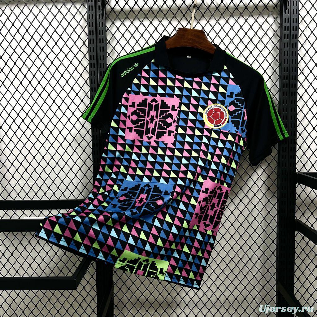 1990 Retro Colombia Goalkeeper Jersey