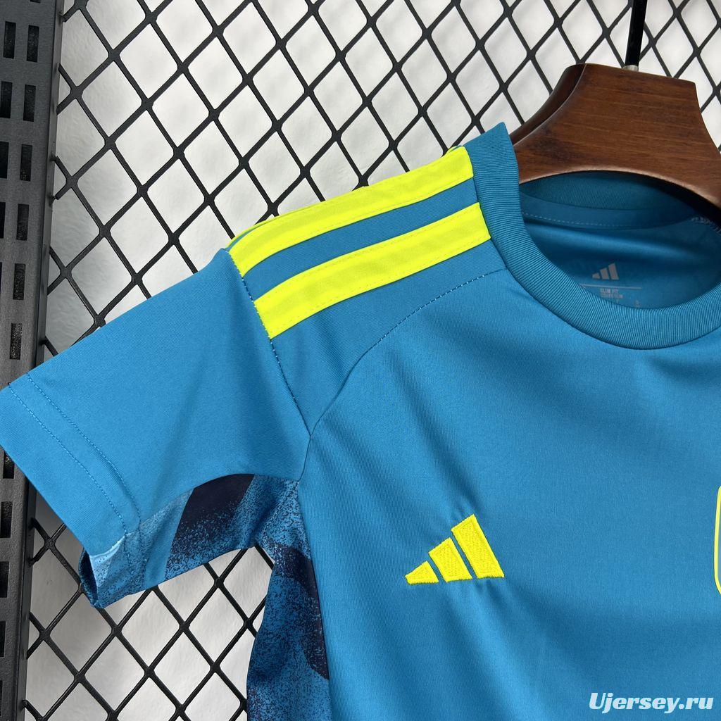 2026 Kids Spain World Cup Goalkeeper Kit