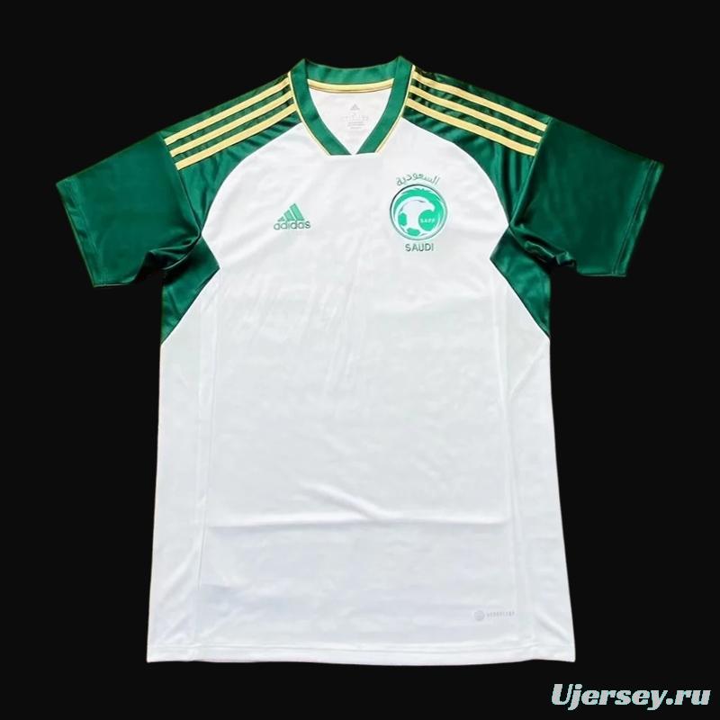 2023 Saudi Arabia Away White Jersey