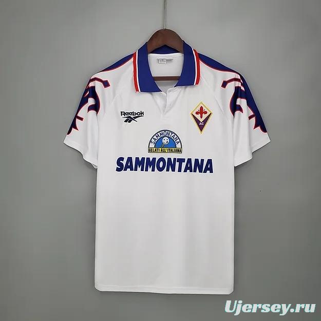 Retro 95/96 Fiorentina Away White Jersey