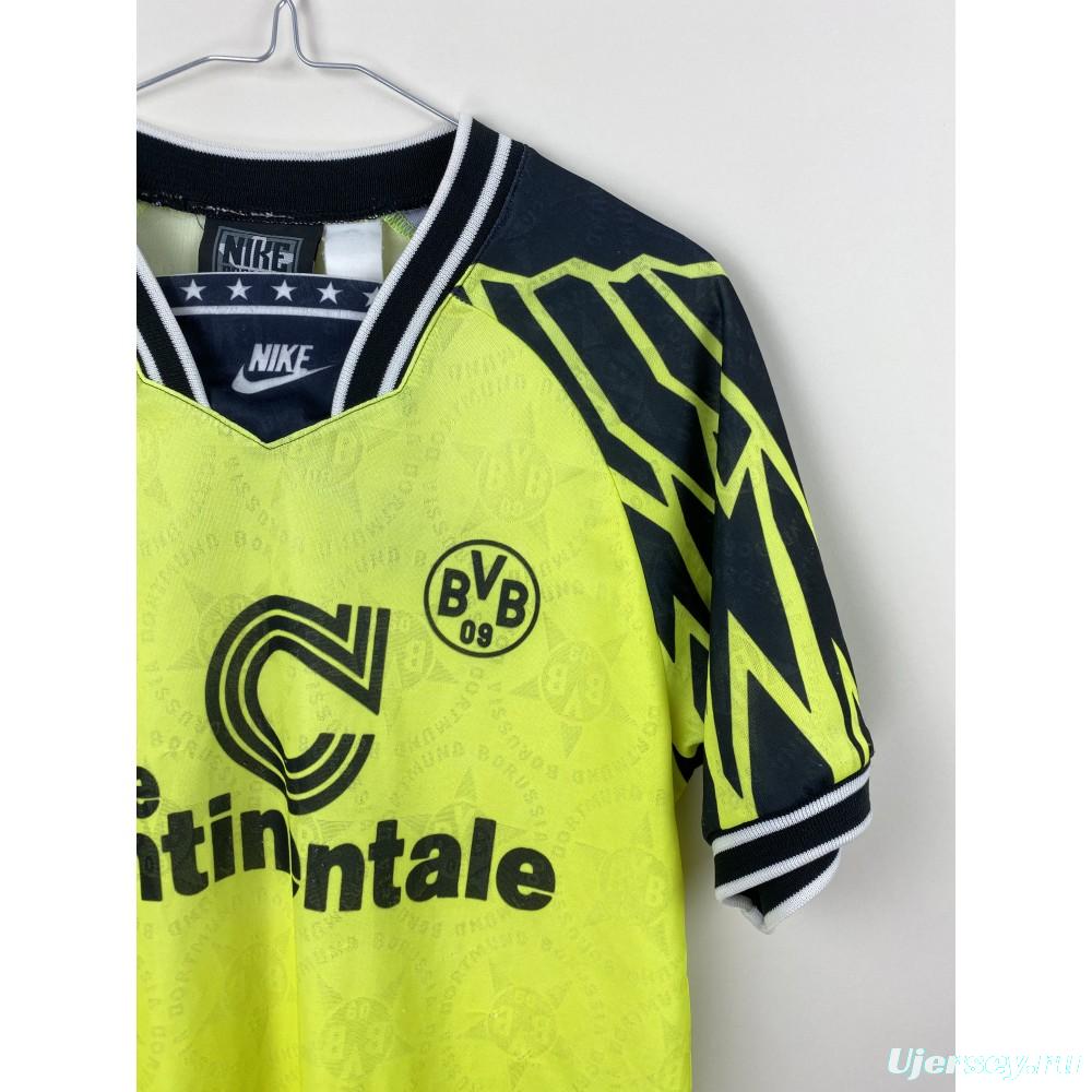 Retro 94/95 Borussia Dortmund Home Jersey