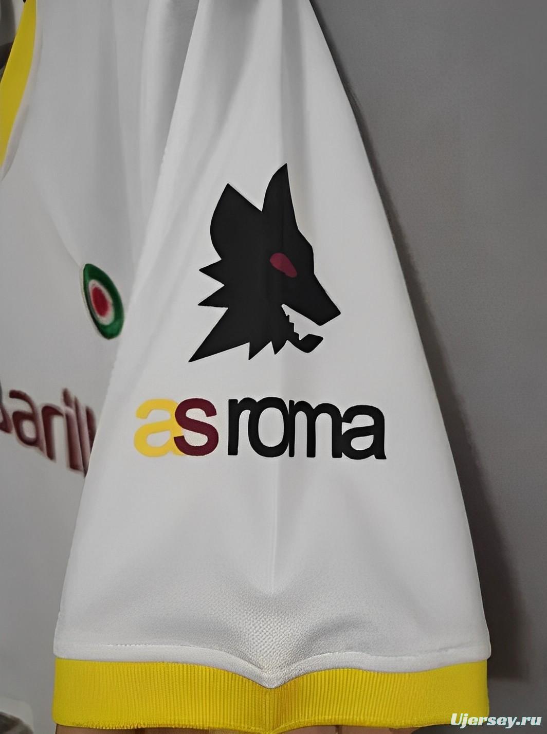 Retro 91/92 Roma Away White Jersey