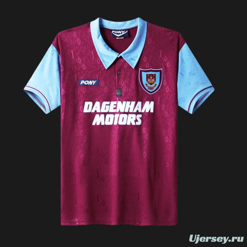 Retro 95/97 West Ham United Home Jersey