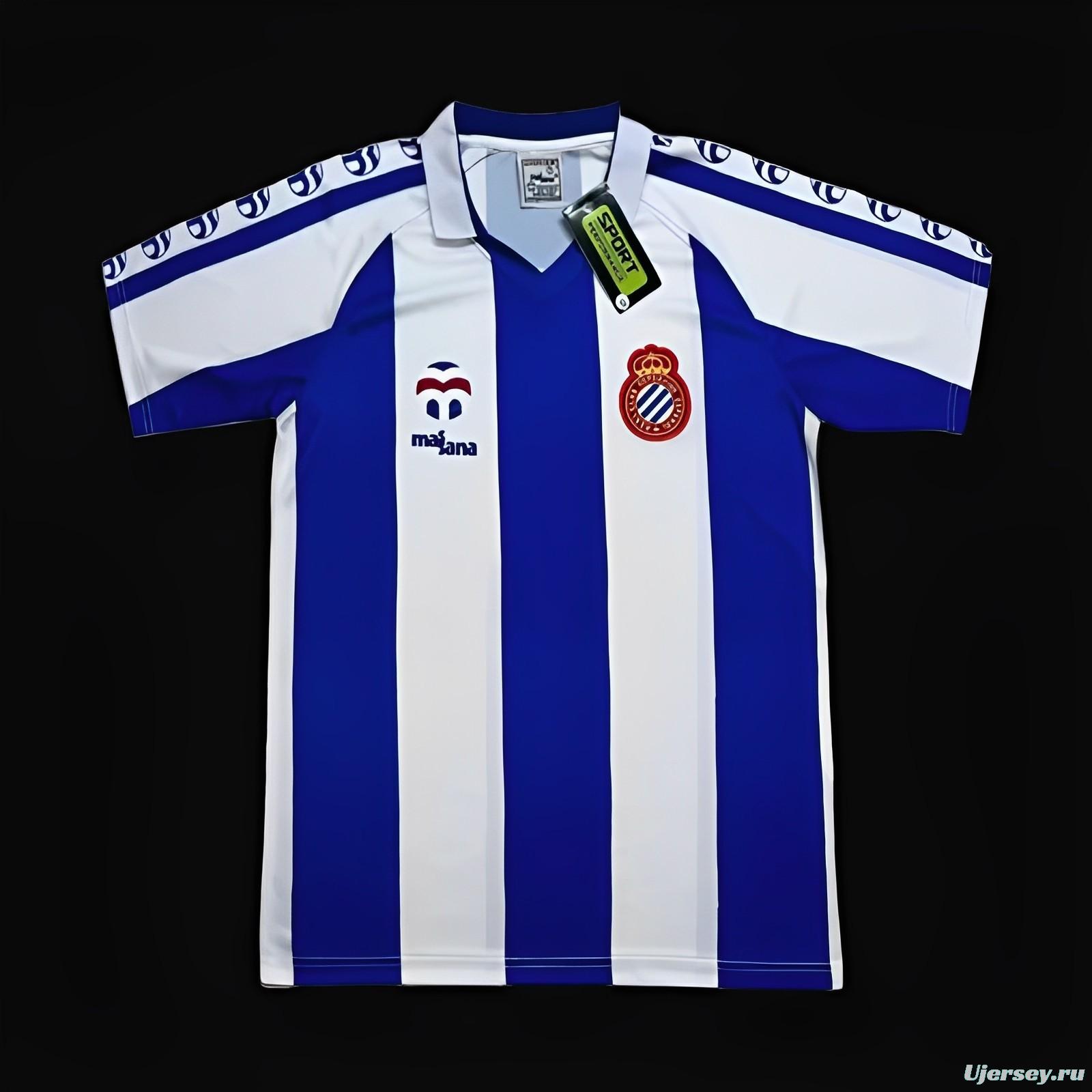 Retro 84-89 Espanyol Home Jersey