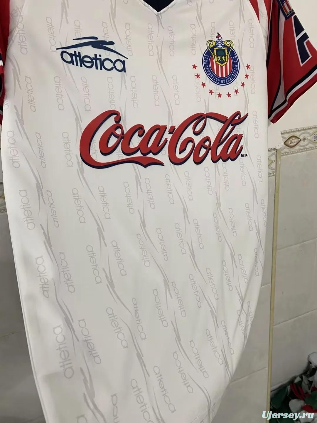 Retro 98/99 Chivas Guadalajara Away White Jersey