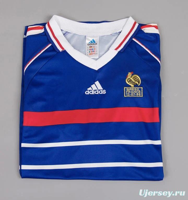Retro 1998 France Home Jersey