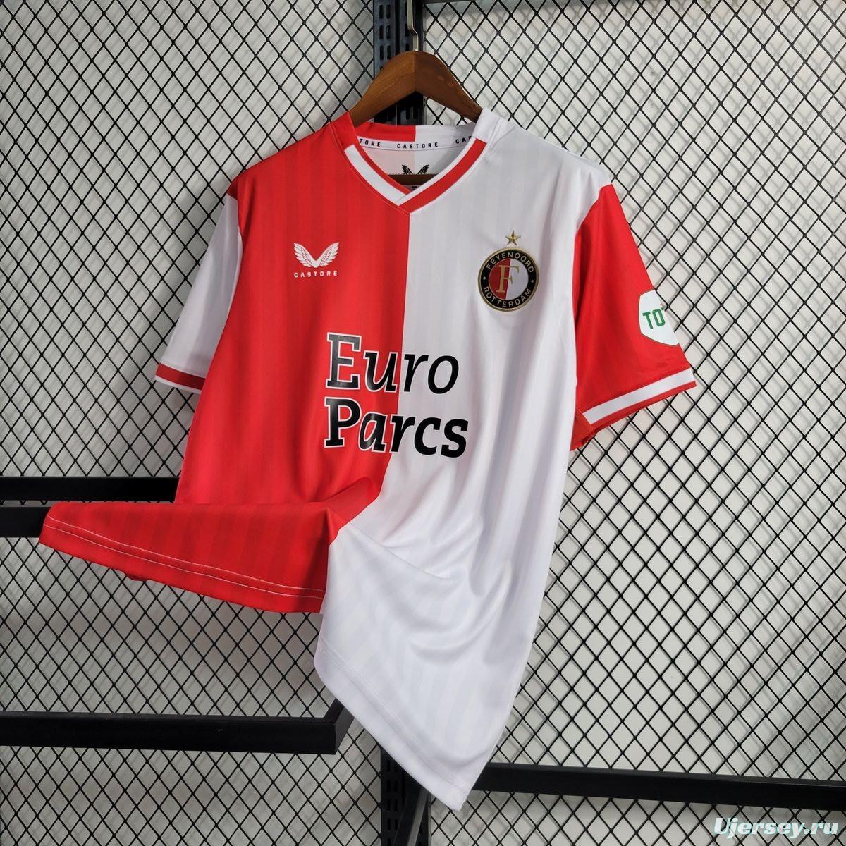 23/24 Feyenoord Rotterdam Home Jersey