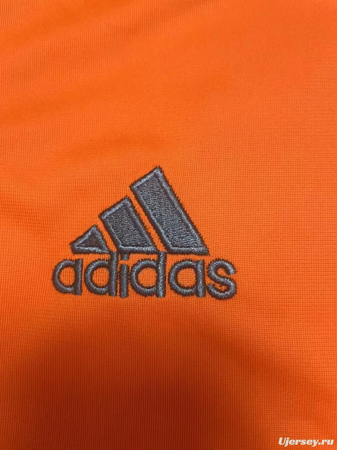 Retro 13/14 Real Madrid Third Orange Long Sleeve Jersey Worn By Ronaldo