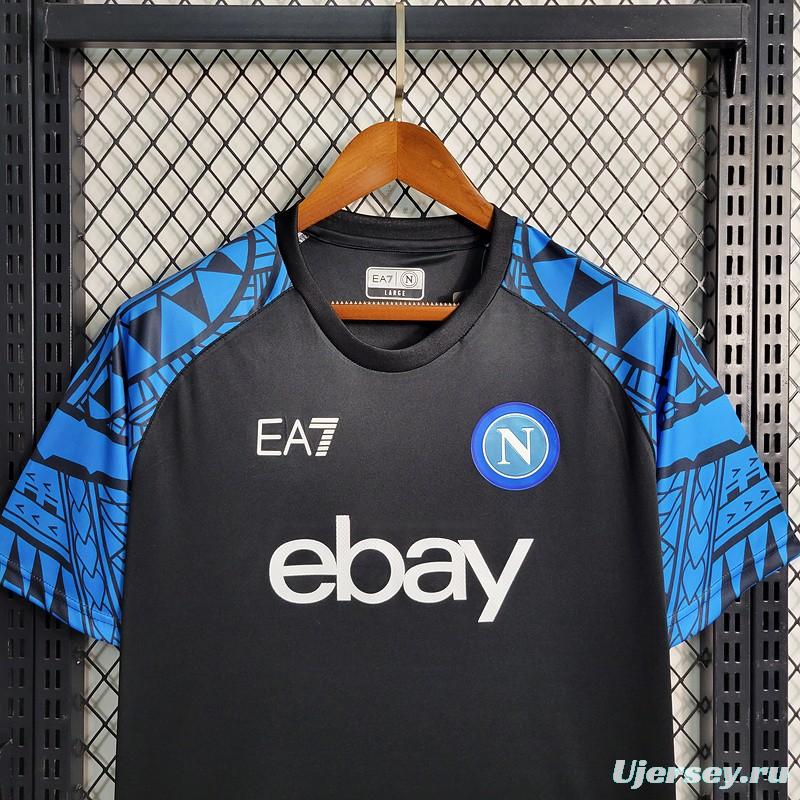 23/24 Napoli Blue/Black Jersey