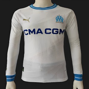 Player Version 23/24 Olympique Marseille Away Long Sleeve White Jersey