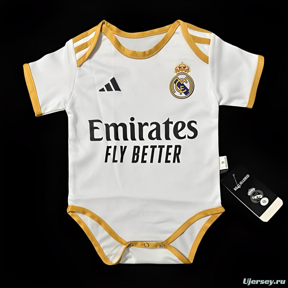 23/24 Baby Real Madrid Home Jersey