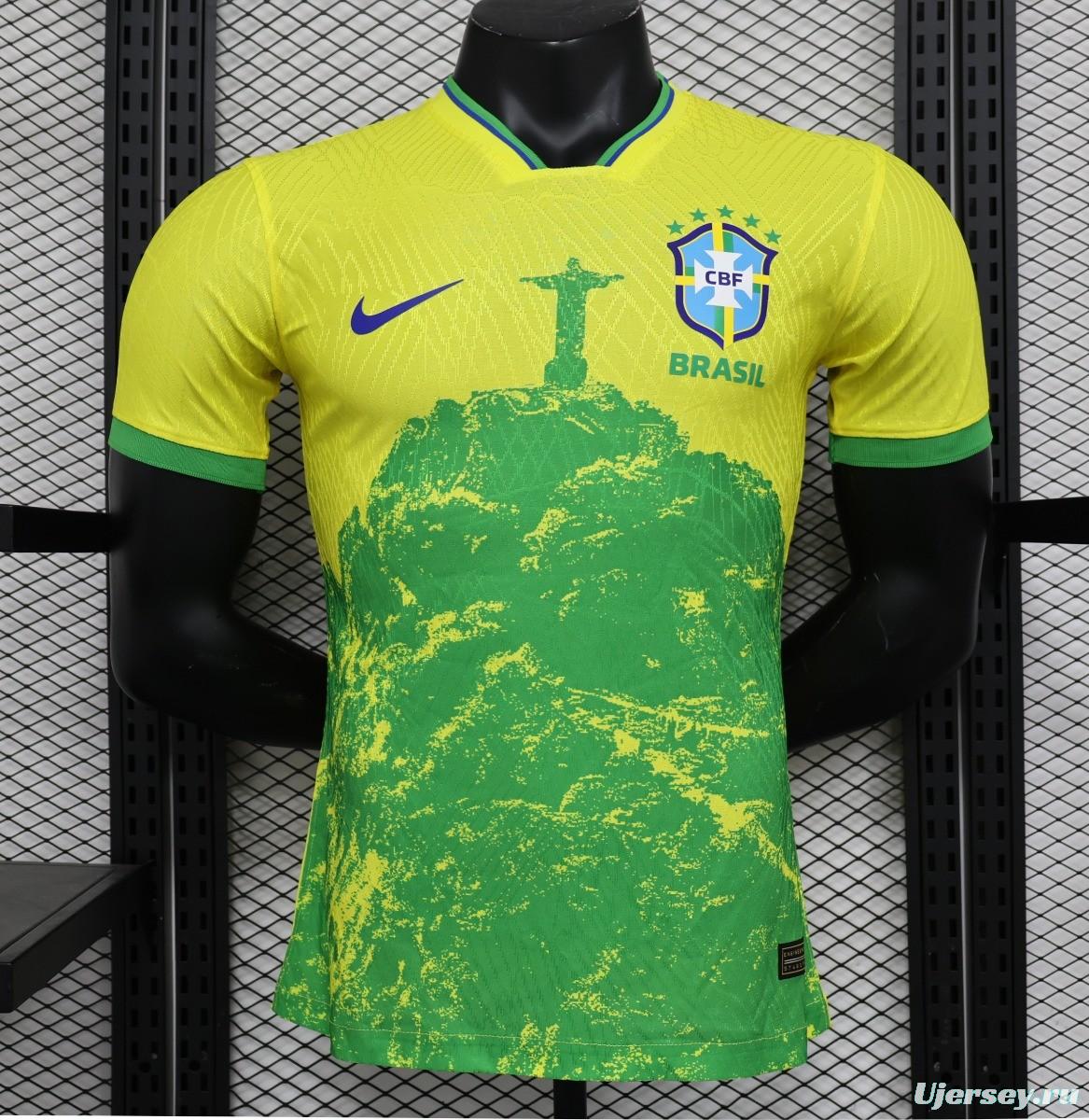 Player Version 2023 Brazil Yellow Special Jersey