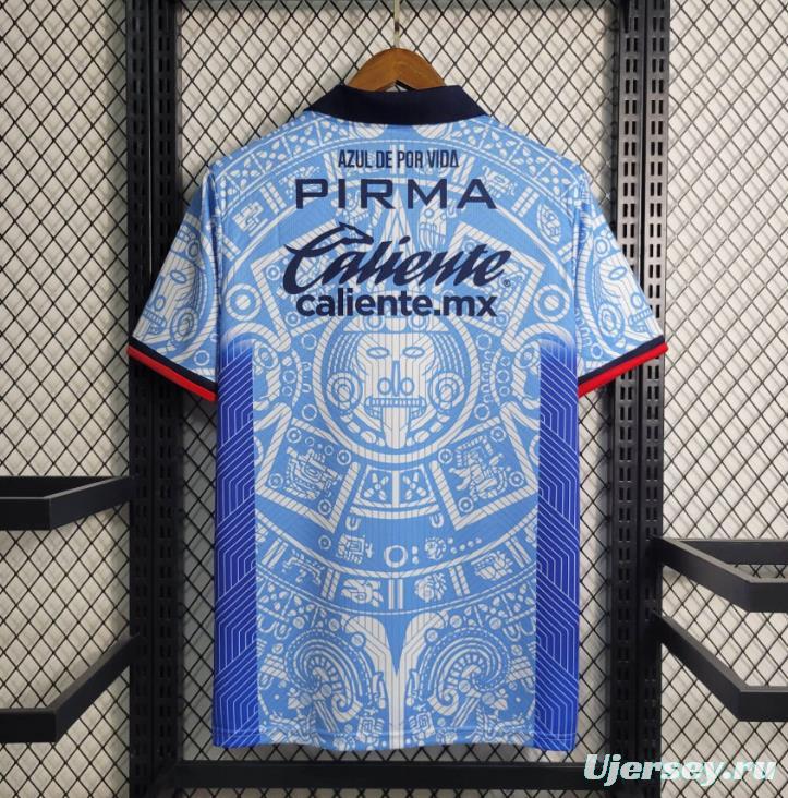 23/24 Cruz Azul Sky Blue Day of the Dead Special Jersey