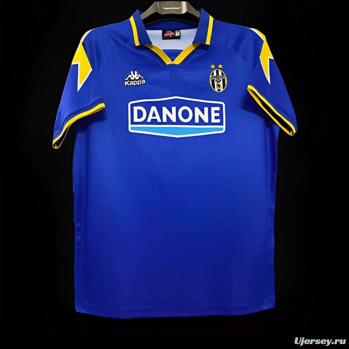 Retro 94/95 Juventus Away Blue Jersey