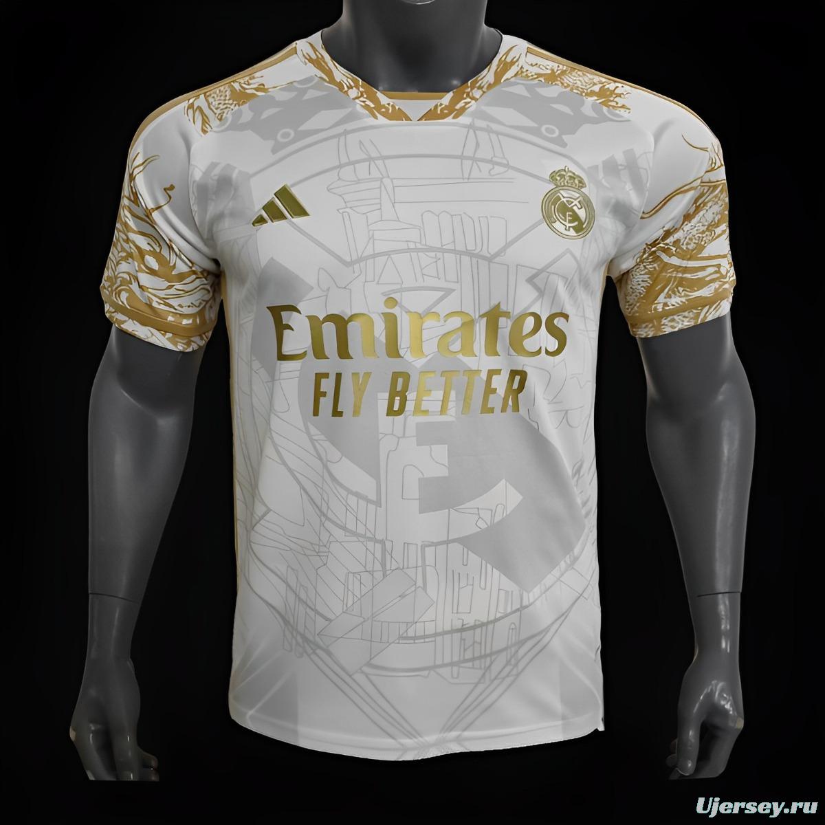 23/24 Real Madrid Golden Dragon Special Jersey