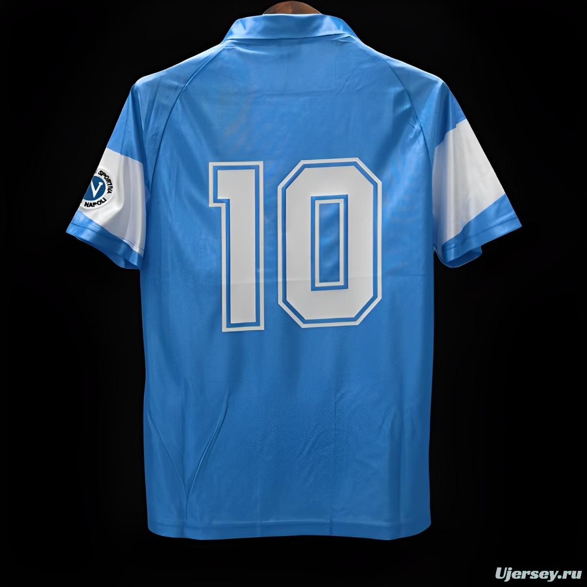 Retro 90/91 Napoli Home Second Jersey