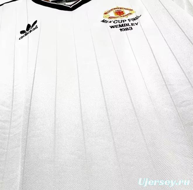 Retro 1983/84 Manchester United Away Long Sleeve Jersey